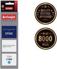 Activejet AH-GT52C Tusz do HP GT52C M0H54AE niebieski