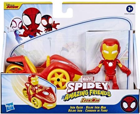 Hasbro Marvel Spidey Amazing Friends - Iron Man z pojazdem F3992