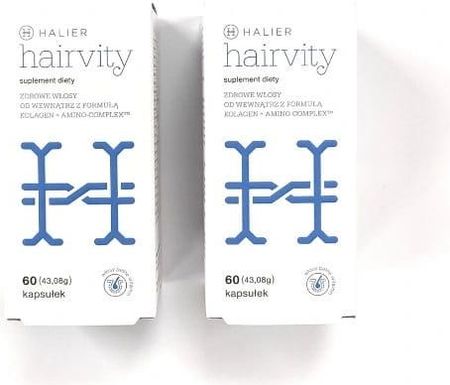 HALIER Suplement na włosy Hairvity dla kobiet 120 szt. (2 opakowania)