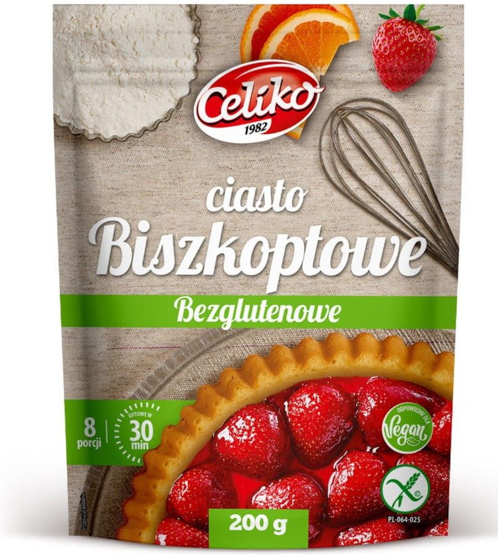 Celiko Ciasto Bezglutenowe Biszkoptowe 200g Ceny i opinie Ceneo.pl