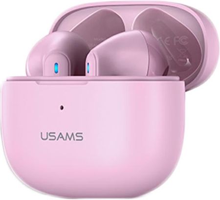Usams Bluetooth 5.2 TWS NX10 Series Dual mic bezprzewodowe różowy/pink BHUNX03