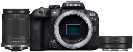Canon EOS R10 + RF-S 18-150mm F3.5-6.3 IS STM + adapter EF-EOS R