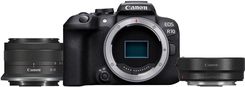 Canon EOS R10 + RF-S 18-45mm F4.5-6.3 IS STM + adapter EF-EOS R