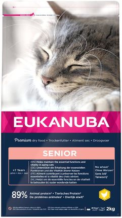 Eukanuba Senior dla starszych kotów 3x2kg