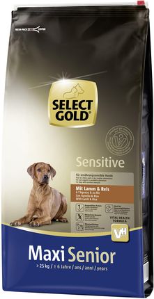 Select Gold Sensitive Senior Maxi Jagnięcina I Ryż 12Kg