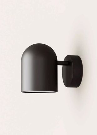 Aromas Lampa ścienna / kinkiet Pipe czarna śr. 9 cm (A1293)