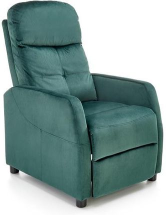 Halmar Fotel Rozkładany Felipe 2 Roll Velvet (Kolor Zielony Bluvel #78)Stock_77535