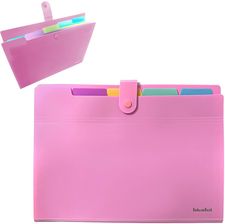 Zdjęcie Teczka A4 organizer PP harmonijkowa 5 przegródek - Luboń