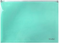 Zdjęcie Teczka kopertowa koperta na suwak A4 PP pastel - Pyskowice