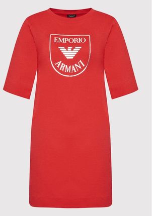 Emporio Armani Underwear Sukienka codzienna 164456 2R255 04574 Czerwony Regular Fit