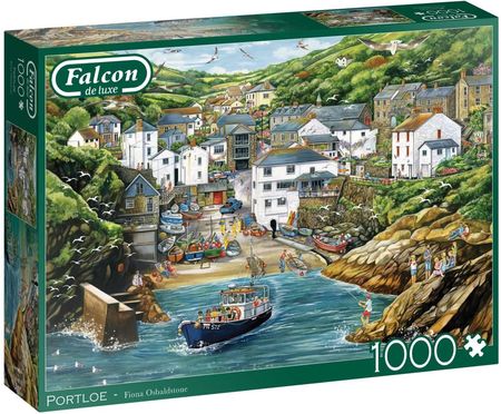 Jumbo Puzzle 1000El. Falcon Portloe / Kornwalia Anglia