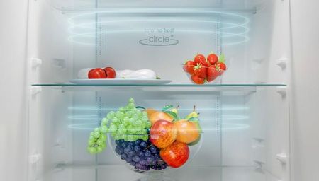 Lodówka Candy Fresco CCE7T618EX z zamrażalnikiem dolnym 185 cm