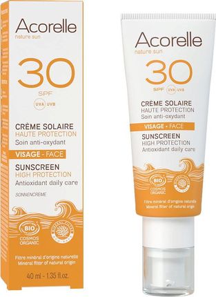 Acorelle Krem Przeciwsłoneczny Do Twarzy Spf 30 - Face Sunscreen High Protection 40 Ml