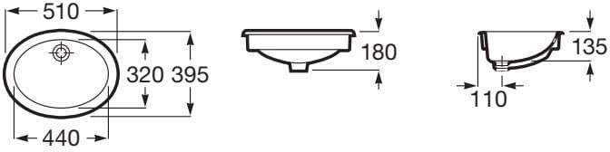 Umywalka Roca Neo Selene 51x39,5Cm A322307S0C - Opinie i ceny na Ceneo.pl