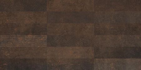 Cersanit Glazura Metaliko Rust Pattern Micro Brown Mat 29,8x59,8
