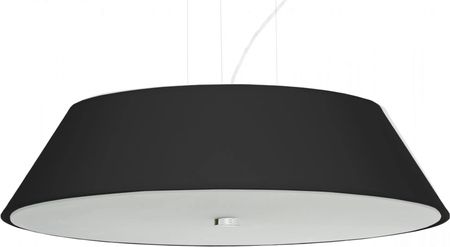 Lumes Czarny żyrandol z okrągłym abażurem - EX701-Vegi