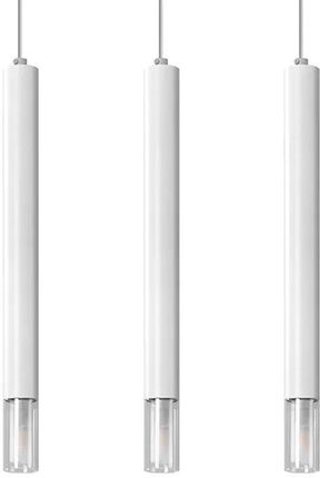 Lumes Biała potrójna lampa wisząca nad stół - S161-Tixa