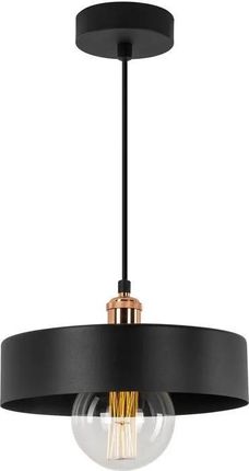 Lumes Czarna industrialna lampa wisząca metalowa - S665-Mava