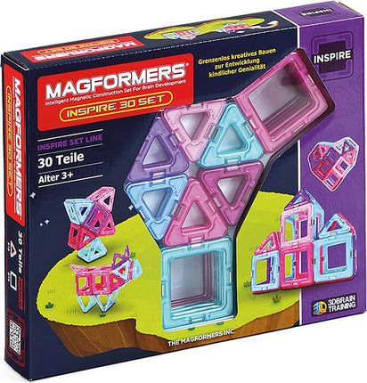 Magformers 30 Częściowy Zestaw Magnetyczny Inspire