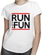 Run For Fun - damska koszulka z nadrukiem