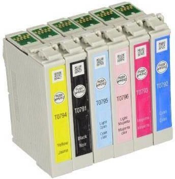 Tusz WHITE BOX ZGODNY ZESTAW TUSZY Z EPSON T079A STYLUS 1500W 1400 P50 ...
