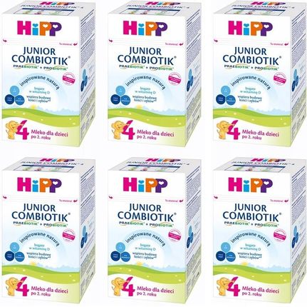 HiPP Junior Combiotik 4 Mleko Po 2. Roku 6x550G