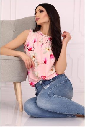 Merribel Różowa bluzka w kwiatuszki DIPALIM