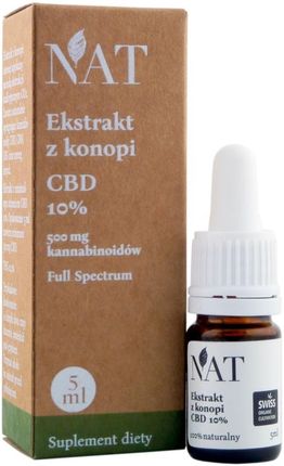 Natmedical Nat Olej Cbd - Ekstrakt Z Konopi 10% , 5ml