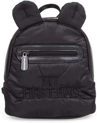 Childhome Plecak Dziecięcy My First Bag Pikowany Czarny