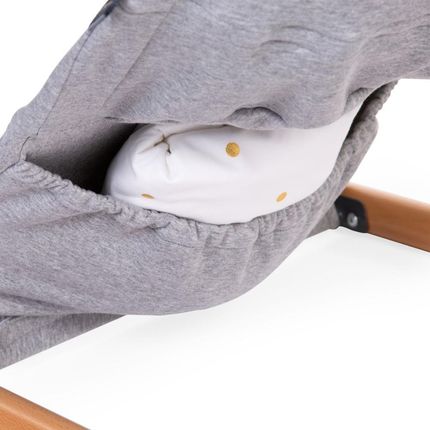 Childhome Leżaczek Bujany Evolux Jersey Grey - zdjęcie 4