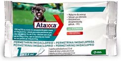 Krka Ataxxa Roztwór Do Nakrapiania Dla Psów 10 - 25 Kg (2,5 Ml) 1 Pipeta