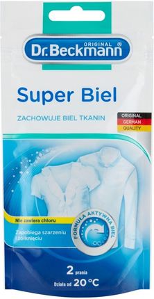 Dr Beckamnn Super Biel 80 g proszek zachowujący biel tkanin