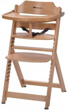 Bebe Confort Timba Natural Wood Drewniane Krzesełko Do Karmienia Bez Wkładki