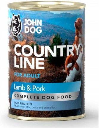 John Dog Country Line Adult Lamb&Pork 400G