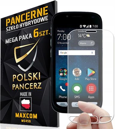 6Pack Mega Paka Szkło Do Maxcom Ms459