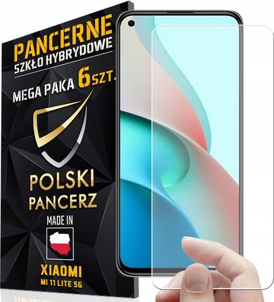 6Pack Szkło Pancerne Do Xiaomi Mi 11 Lite 5G