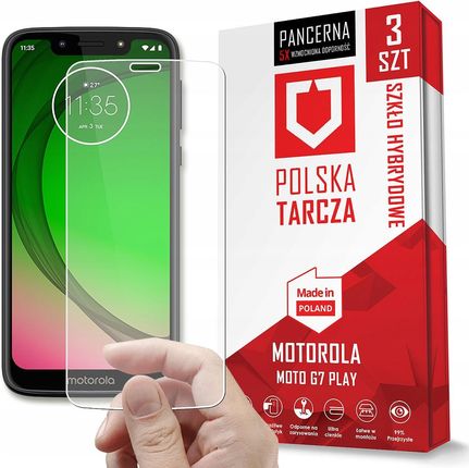 3PACK Niepękające Szkło Do Motorola Moto G7 Play