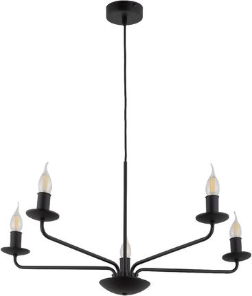 Tk Lighting Limal 5x40W Lampa wisząca czarny (4612)