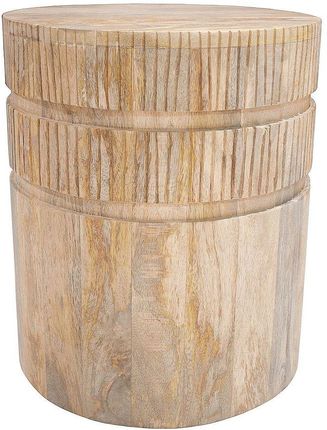 Cudnemeble Mały Stolik Okrągły Rzeźbiony Z Drewna Mango 3777