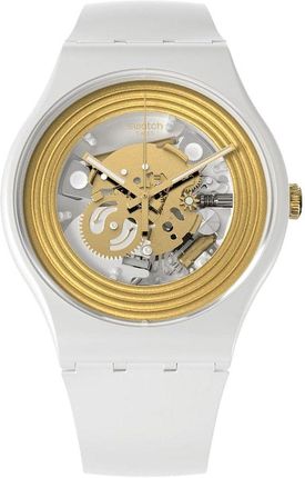 Swatch SO29W107 Golden Wings White