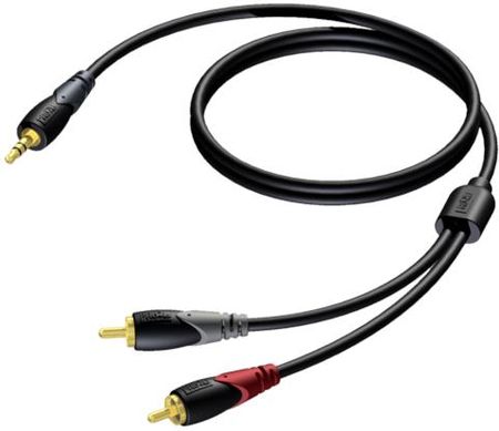 Kabel 2x RCA - jack 3.5mm - Procab CLA711/5 5m