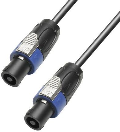 Adam Hall Cables K4 S225SS 1000 - Kabel głośnikowy speakon 2 x 2,5 mm2, czarny