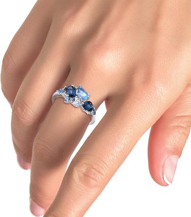 【中古】 Coleccion Diamante Dig TitoRodriguez BRIJU PIERŚCIONEK Z BIAŁEGO ZŁOTA KOLEKCJA DITA Z DIAMENTAMI