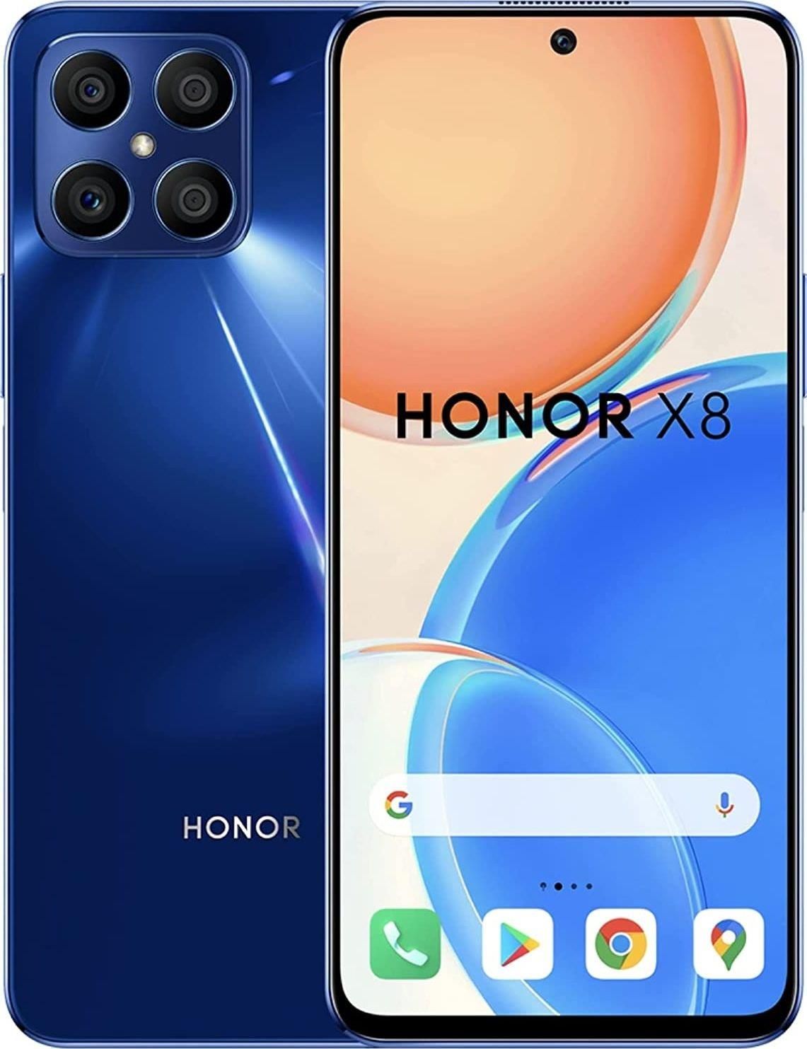HONOR X8 6/128GB Niebieski - Cena, opinie na Ceneo.pl