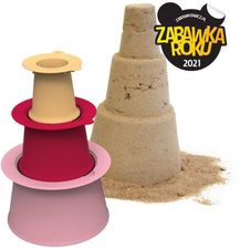 Zdjęcie Quut Zestaw 3 Foremek Do Piasku Wieża Alto Cherry + Banana Pink - Radzymin