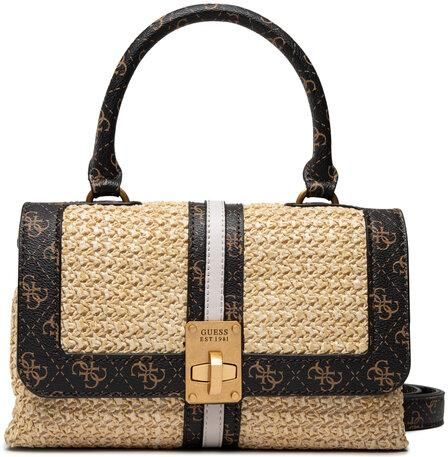 GUESS Kasinta Raffia Top-Handle Satchel