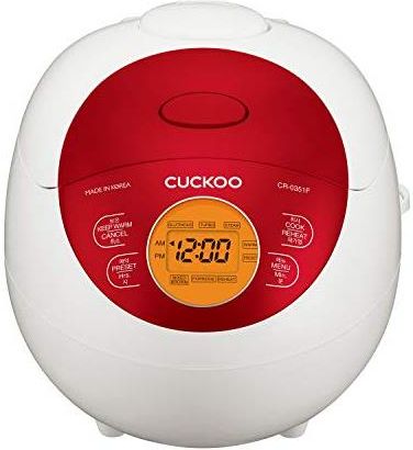 Cuckoo Ryżowar Biały/Red CR0351F
