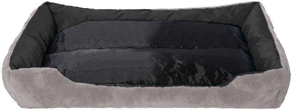 Unizoo Legowisko Dla Psa S 45X35Cm Czarno Szare Pluszowe Prostokątne - zdjęcie 3 Unizoo Legowisko Dla Psa S 45X35Cm Czarno Szare Pluszowe Prostokątne