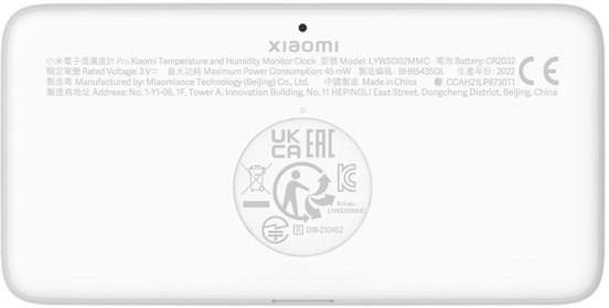 Xiaomi Mi Temerature and Humidity Monitor Pro Biały - zdjęcie 2 Xiaomi Mi Temerature and Humidity Monitor Pro Biały