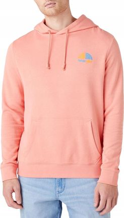 Bluza Wrangler Rainbow Hoodie W6H8HAX6Y Coral L